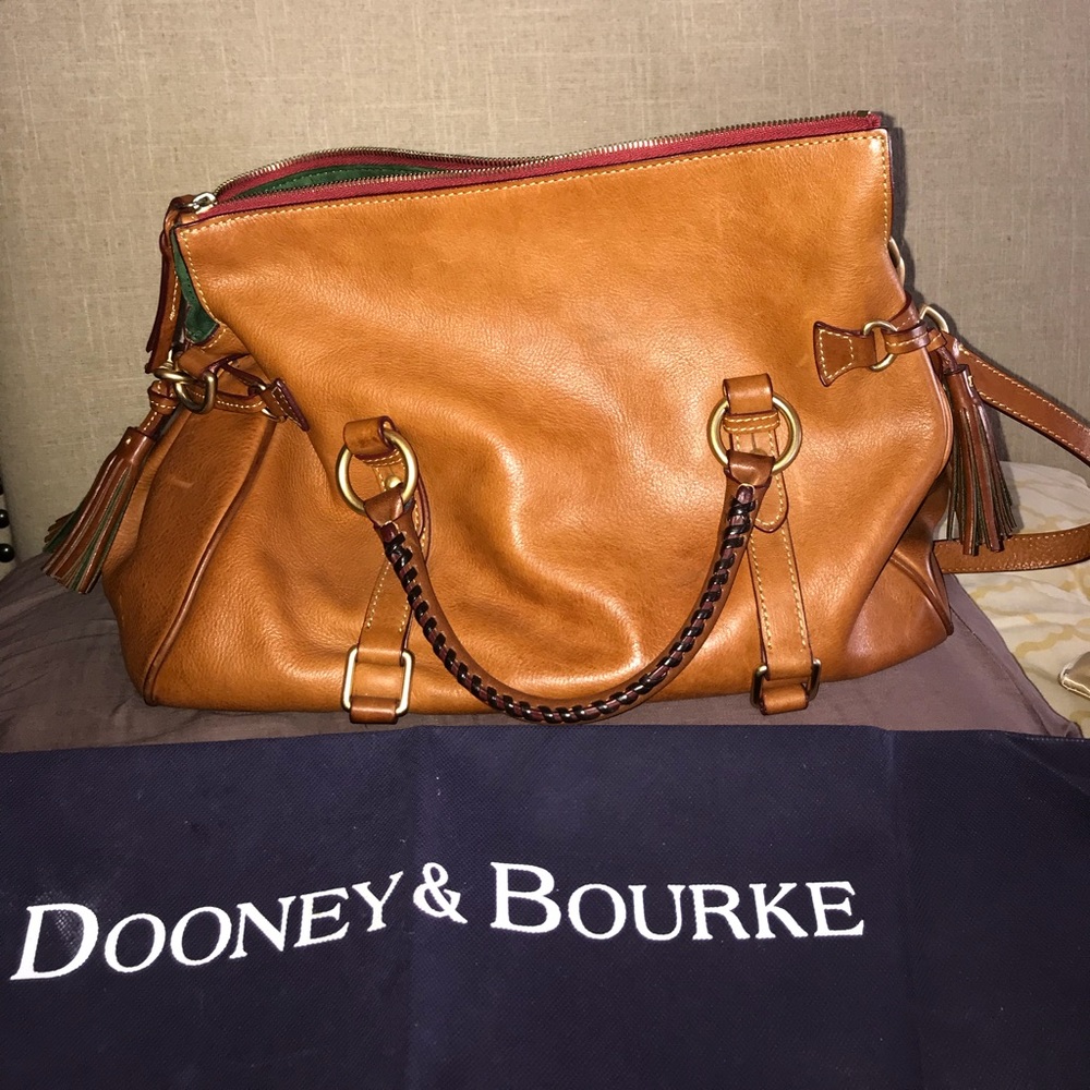 DOONEY & BOURKE Florentine Leather Satchel Bag